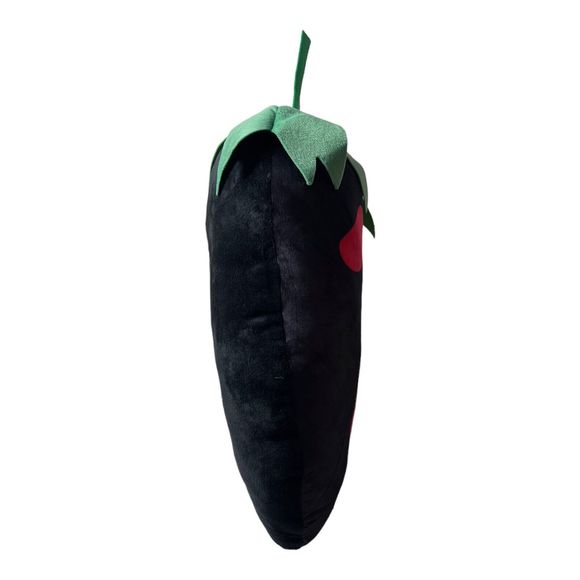 Scream Ghost Face 20" Crazy Chili Pepper Black /Red Stuffed Hot Pepper Plush NWT - Picture 5 of 5